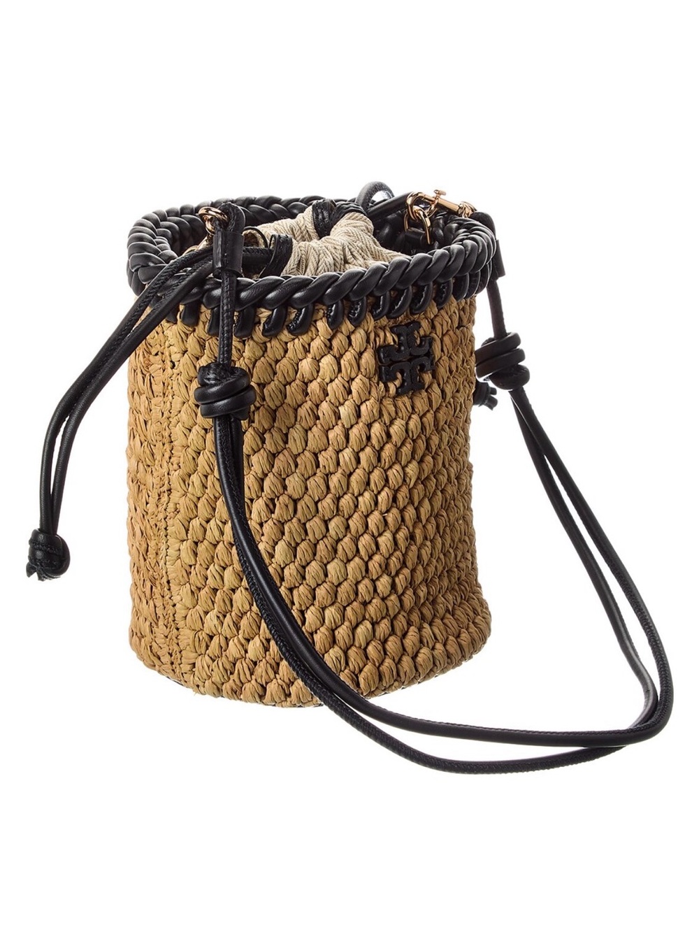 Tory Burch Raffia Bucket Bag with Black Trim
With long adjustable length. - Picture 3 of 6